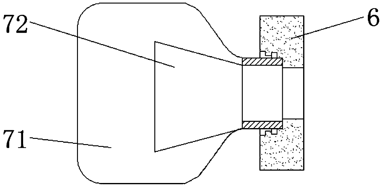 Fecal drainage device of retention enema type