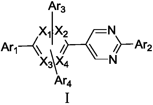 Pyrazine united pyrimidine derivative and its organic lighting device