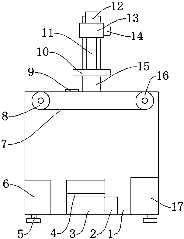 Rapid polishing device for computer fittings