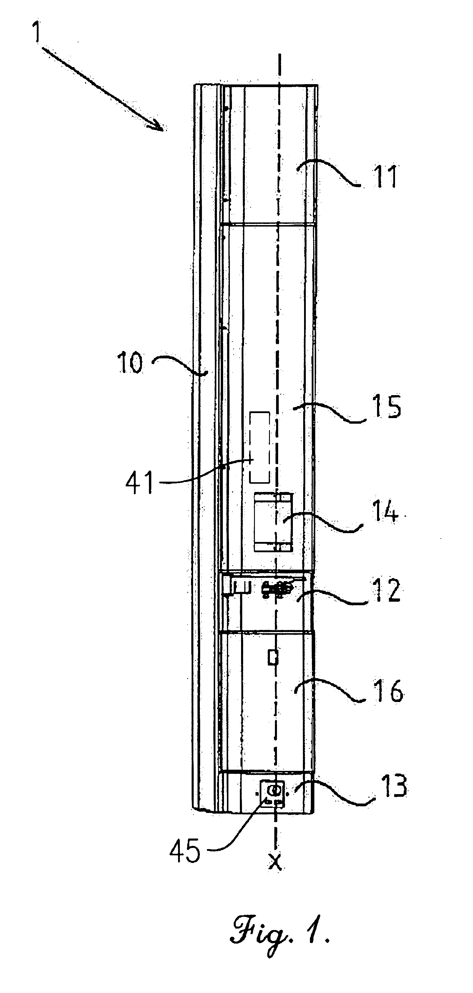 Device for at least one milking stall and a parlor comprising a plurality of milking stalls