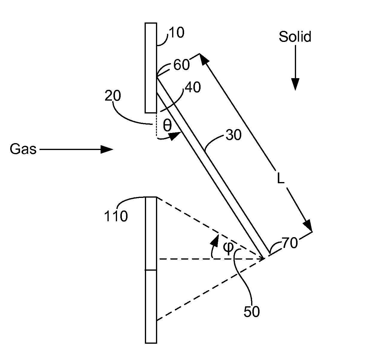 Screenless internals for radial flow reactors