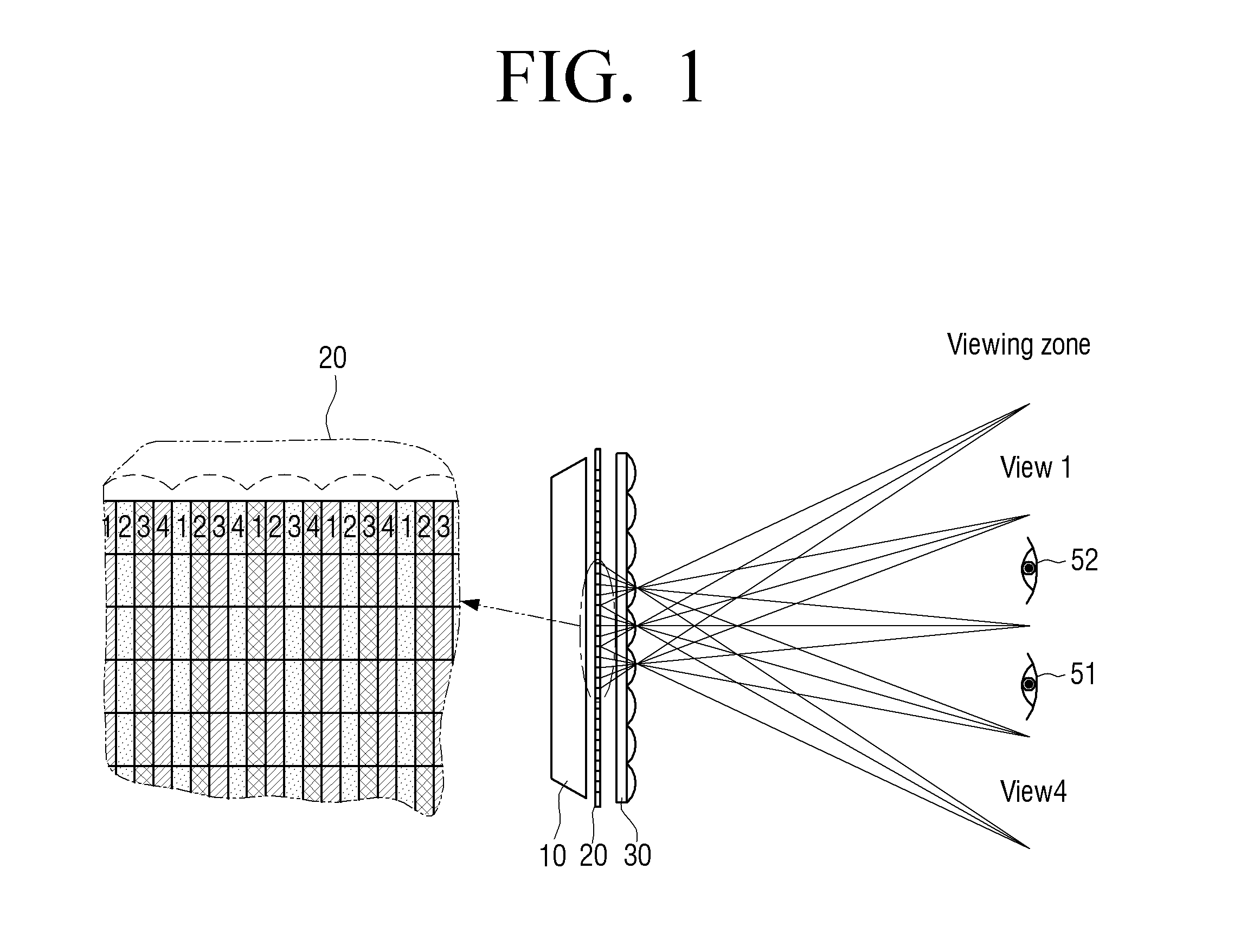 Multiview image generating method and multiview image display apparatus