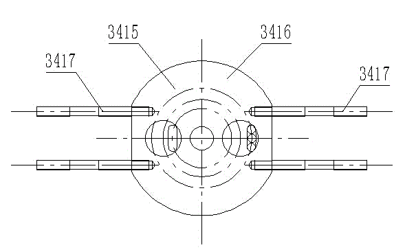 Automatic submersible motor copper end ring casting machine