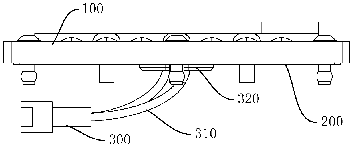 LED module, lamp and mounting method