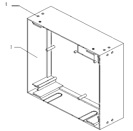 Accommodating box for modular electrical appliance