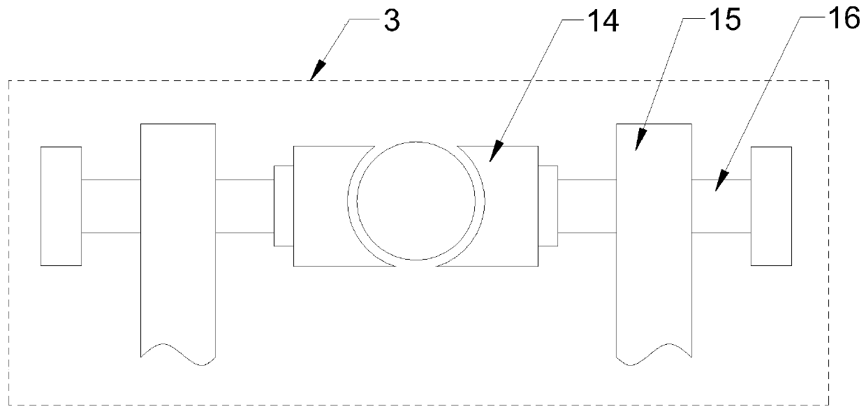 Forklift operating rod bending device