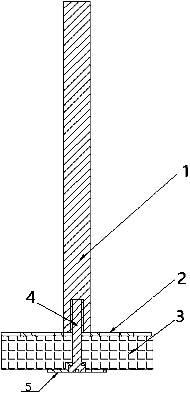 Structure of negative current collector of liquid metal battery and assembly method of structure