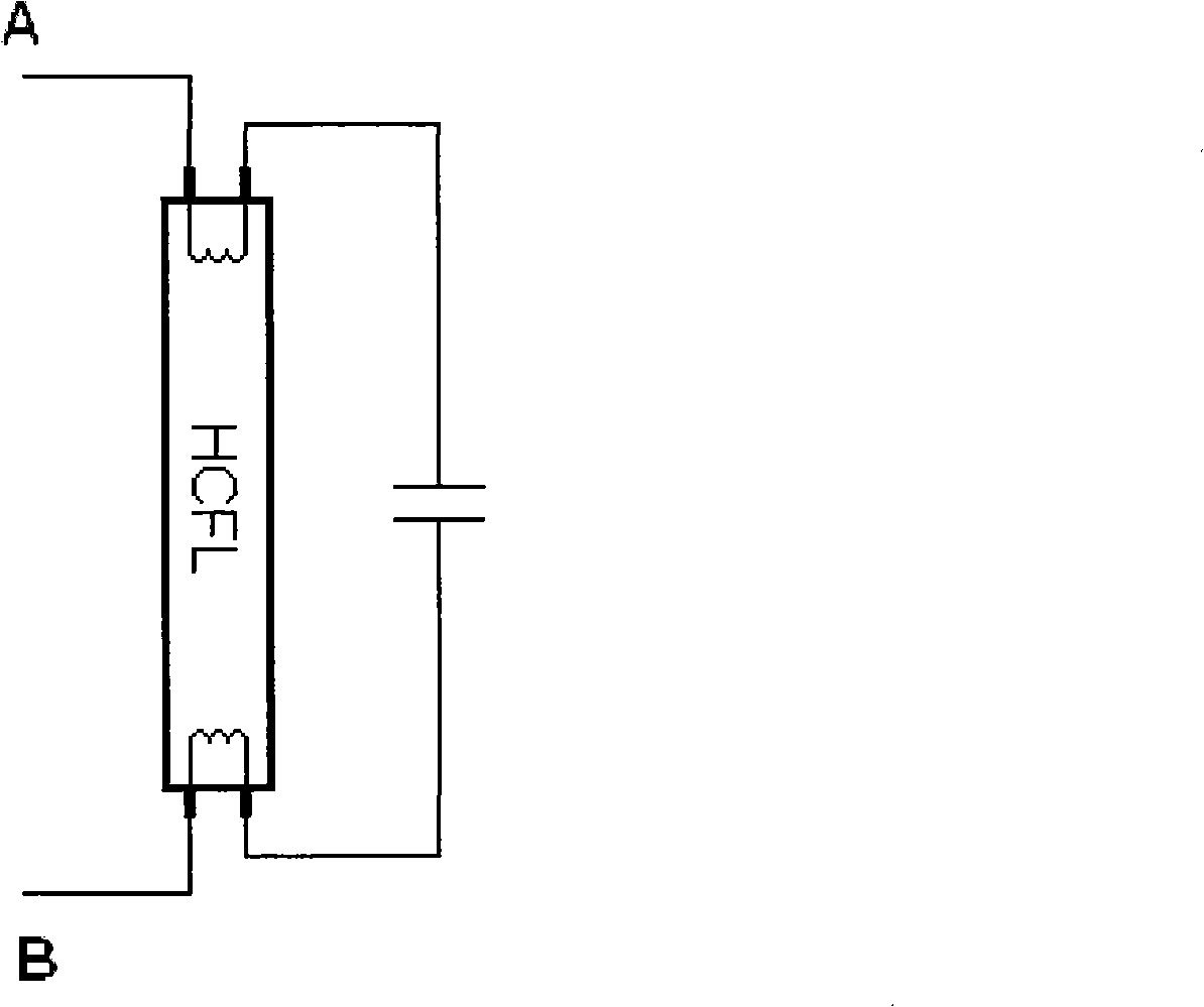 Hot cathode fluorescent lamp filament current control circuit