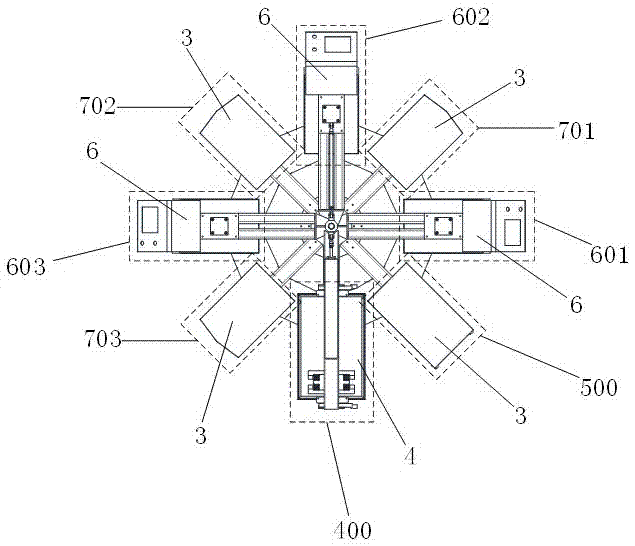 Printing method based on circular machine