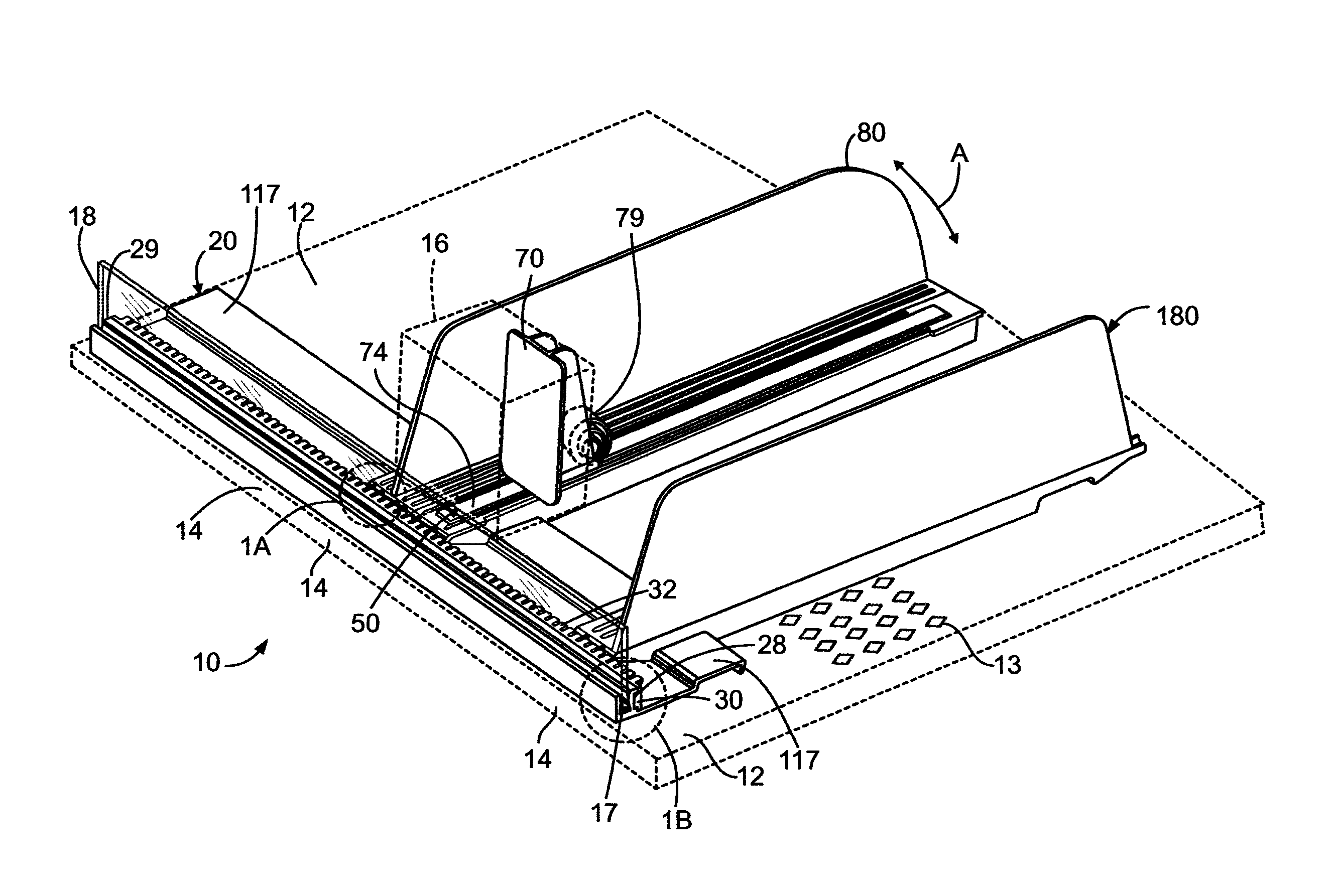 Merchandise display and pusher device
