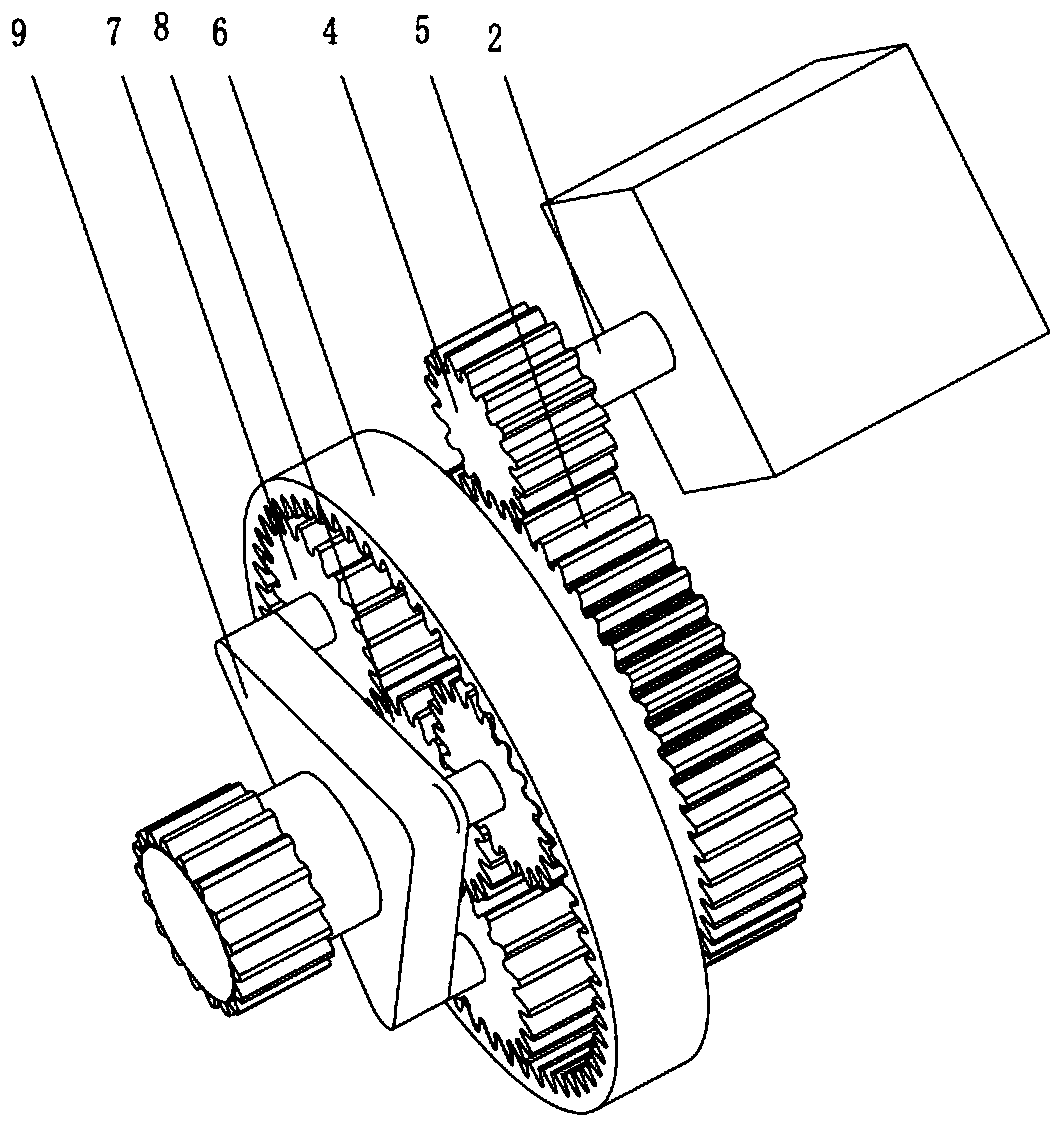 Electrical park brake used for motor vehicle and parking braking control method of electrical park brake