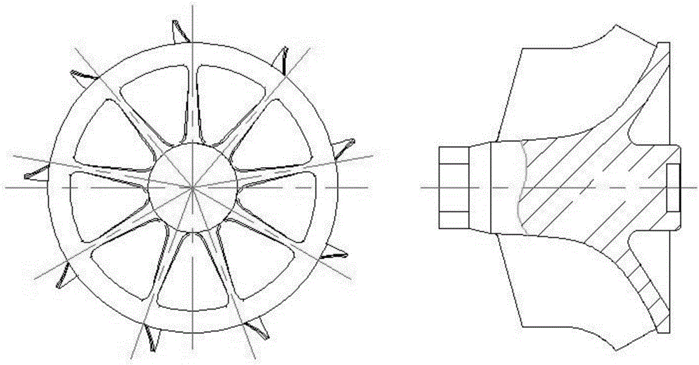 Design method for low-rotary-inertia turbine