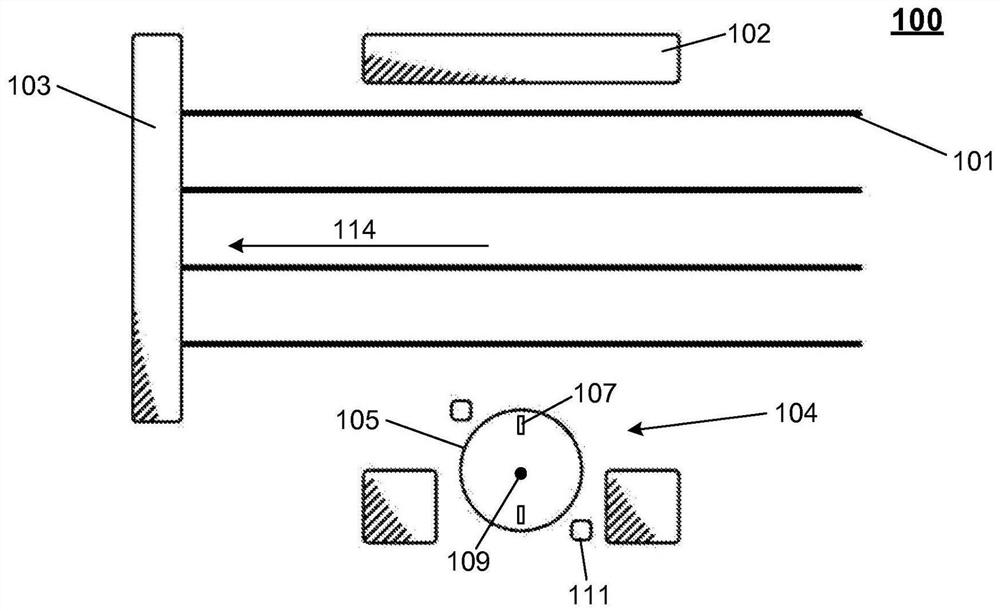 A winding device for winding binding material