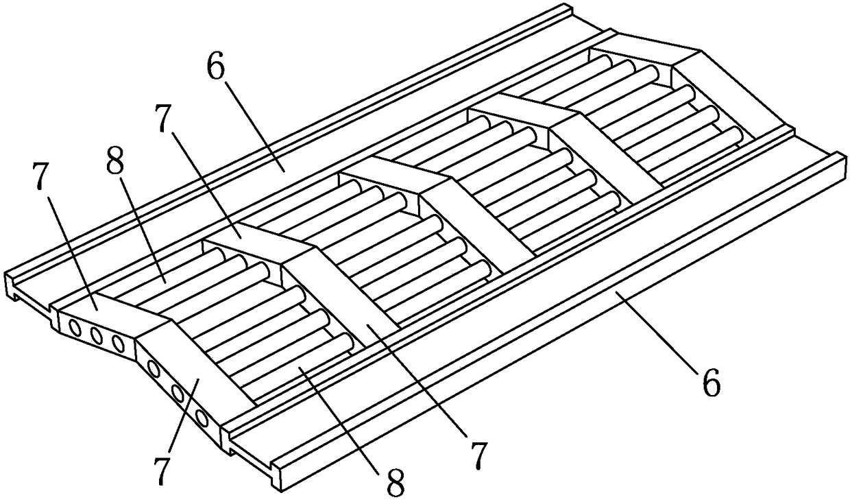 Construction method of stone pitching structure of tidal face of tidal-flat area