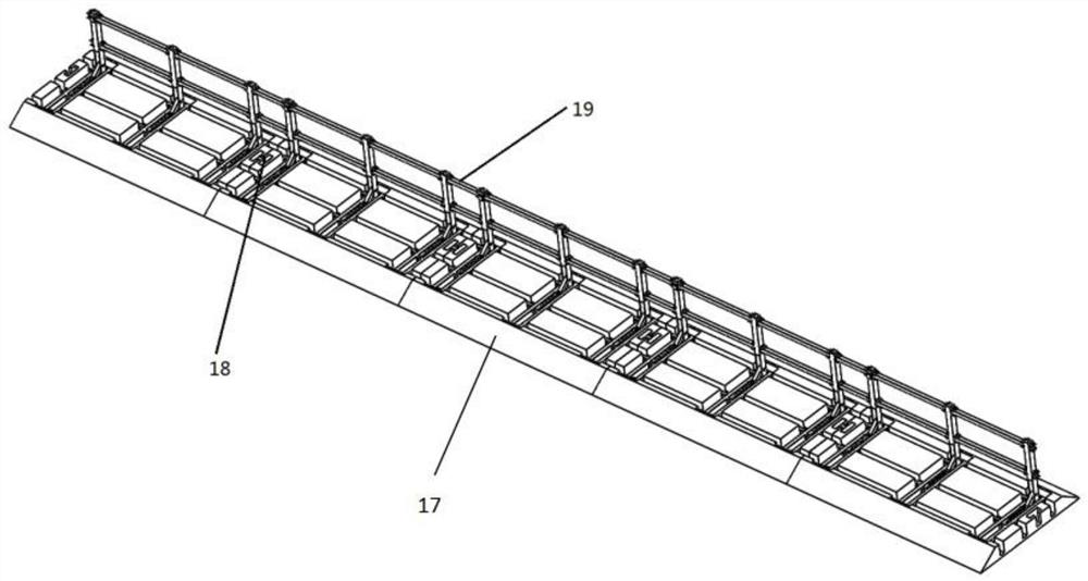 Built-in vehicle stopping device and using method thereof