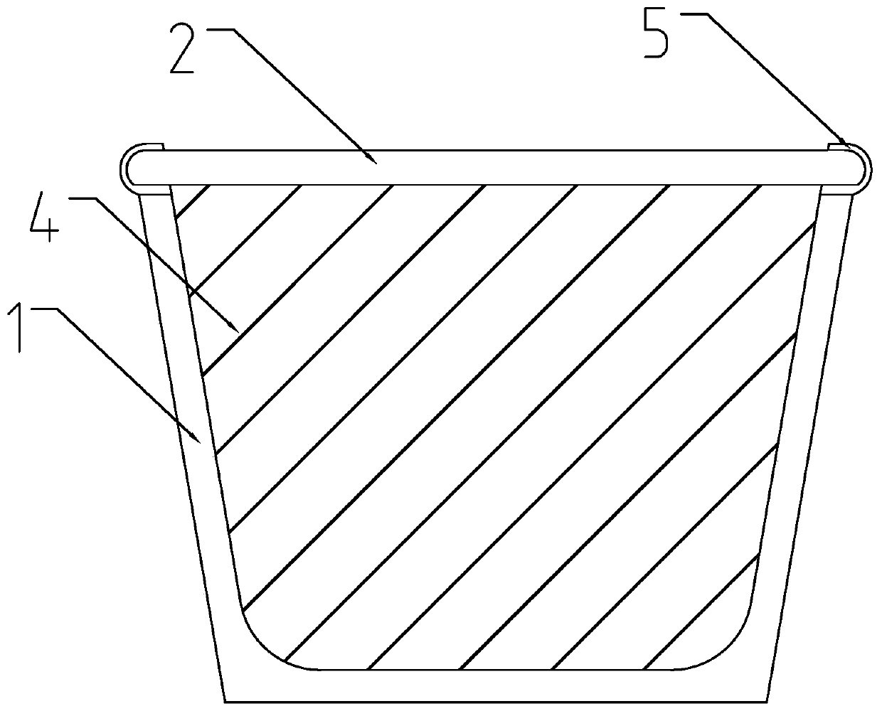 A sample boat for direct mercury measurement