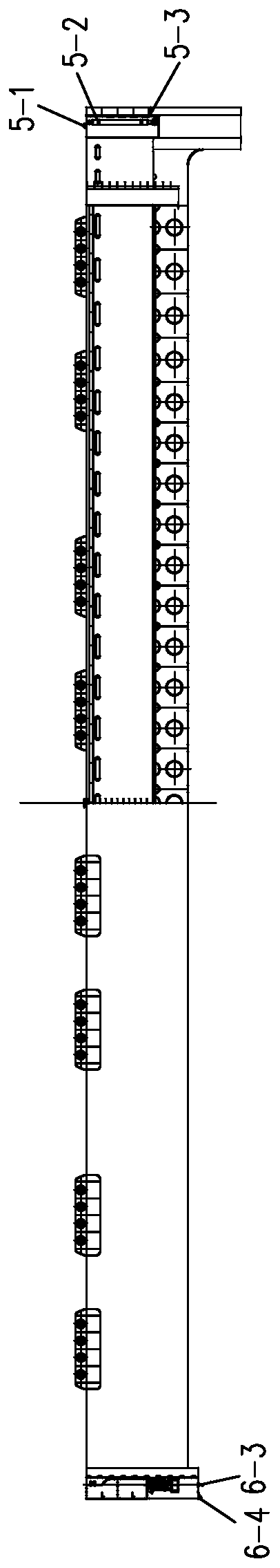 Vertical ship lifting machine docking device and method
