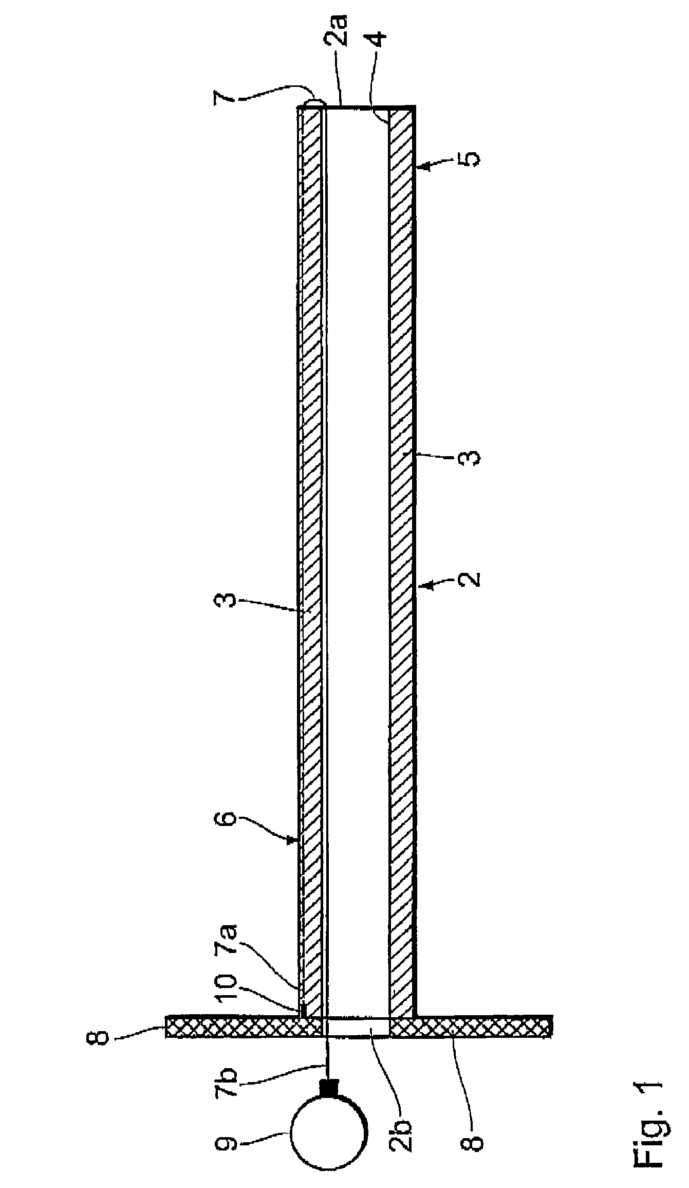 Device for implanting catheters