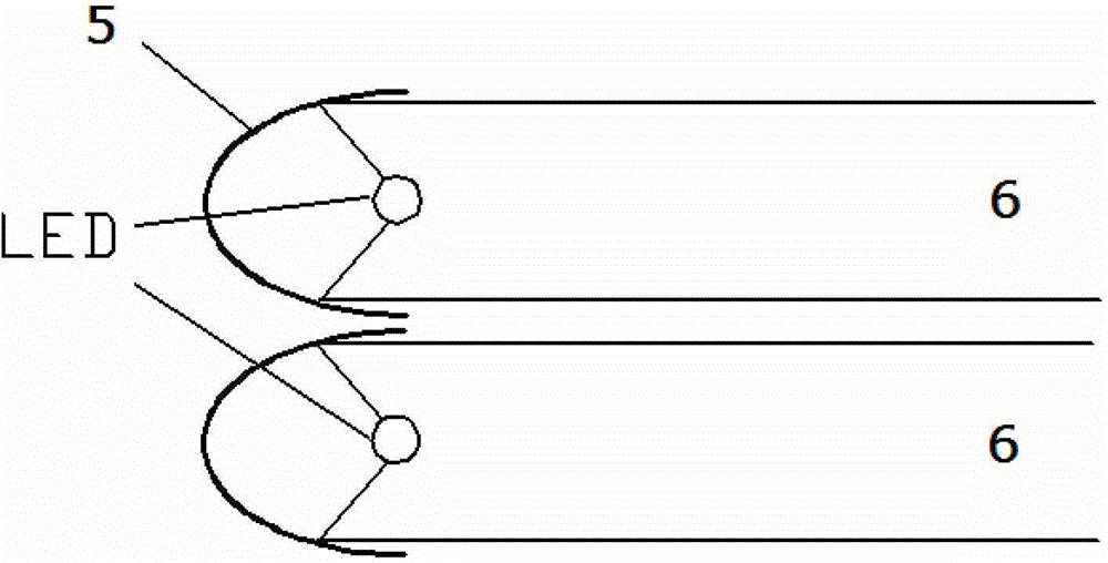 Active automobile headlamp capable of improving visibility in rain and snow