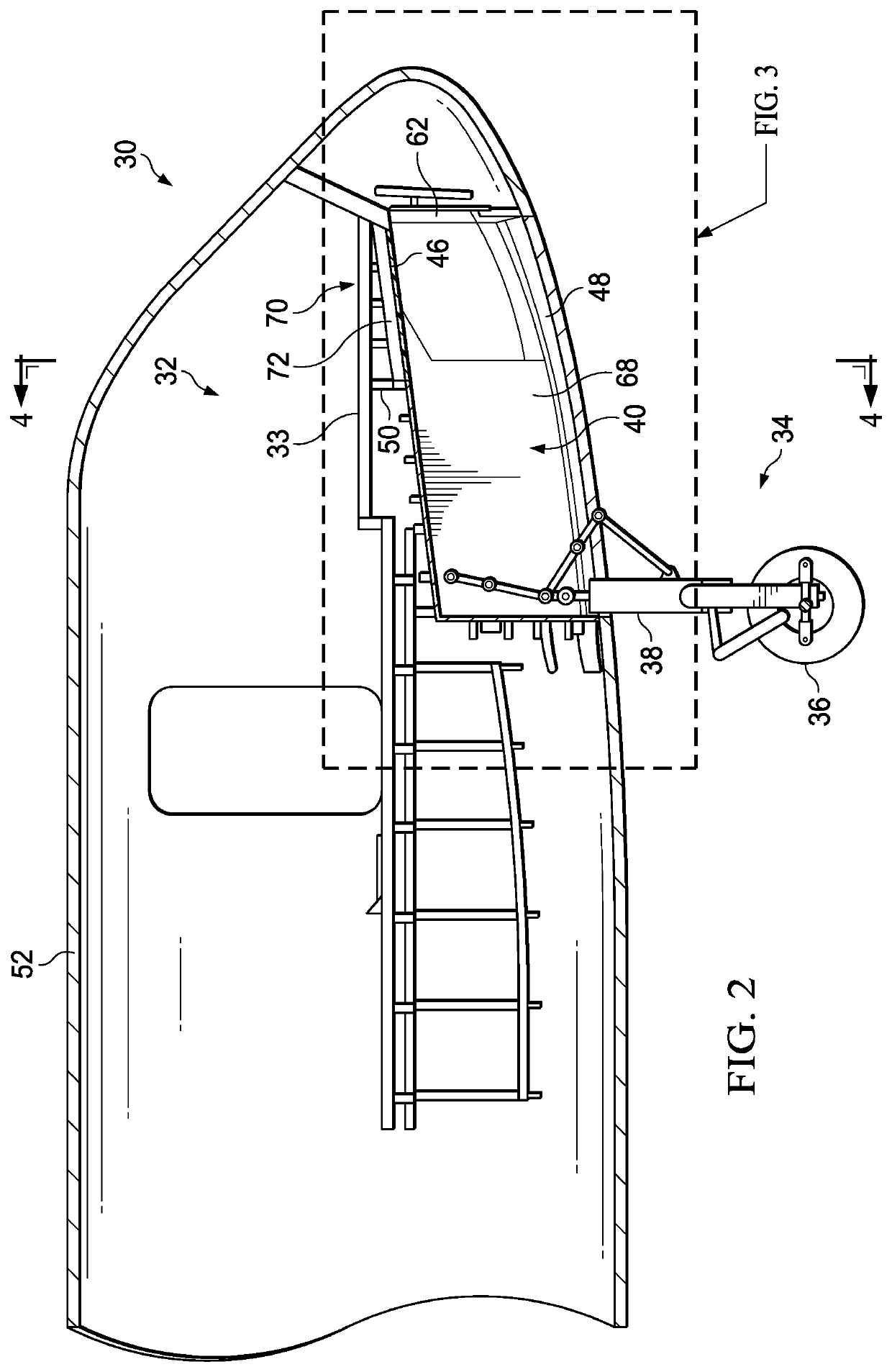 Flat composite panel with tear arrestment and method of making the same