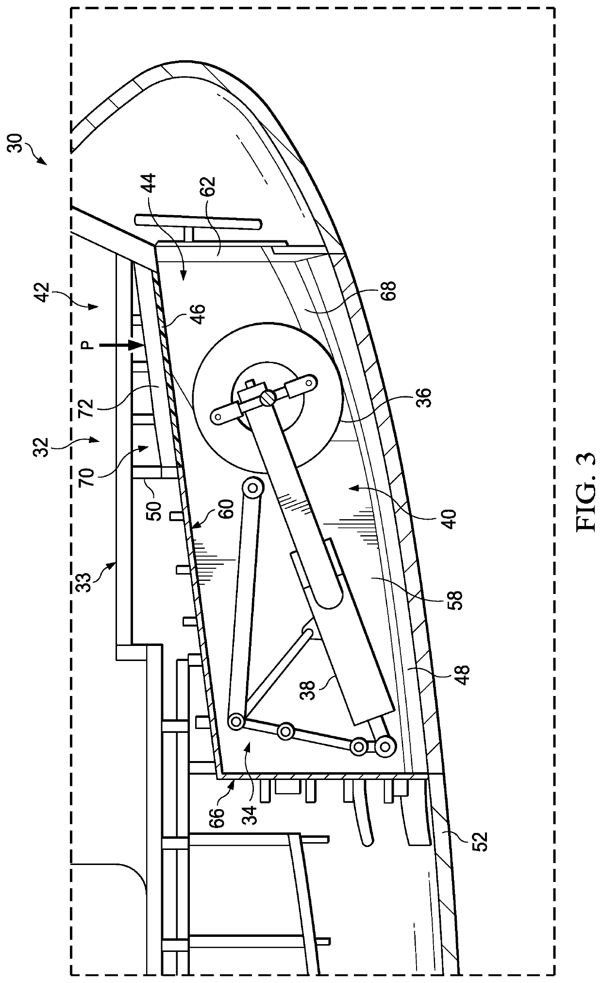 Flat composite panel with tear arrestment and method of making the same