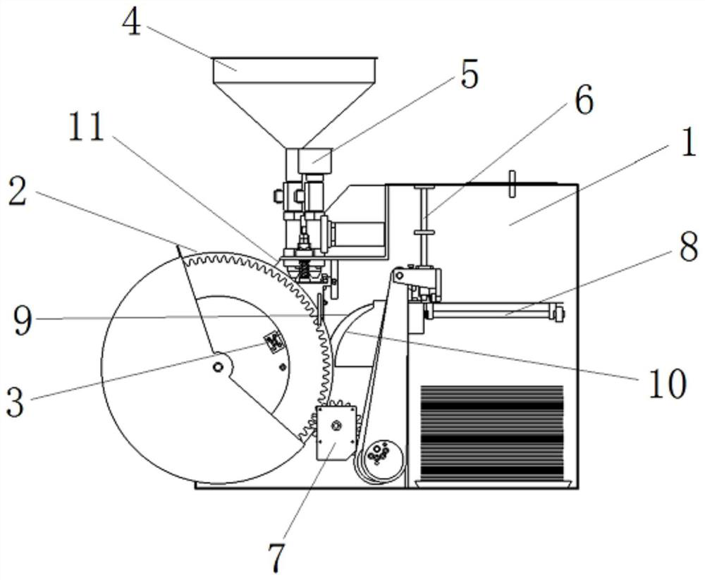 A kind of domestic small pancake baking machine