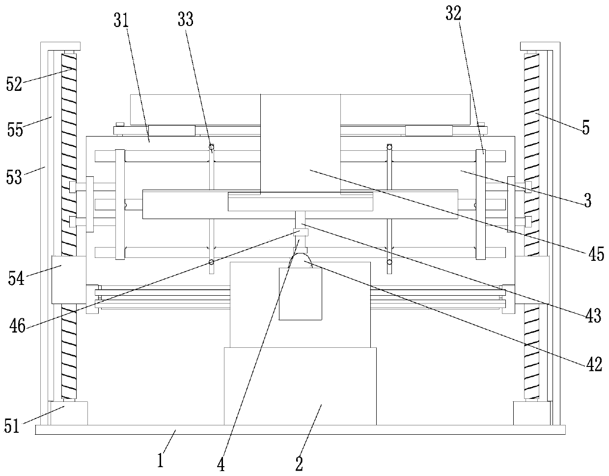 Mounting and locating device of dry hanging stone of curtain wall and mounting and locating construction method