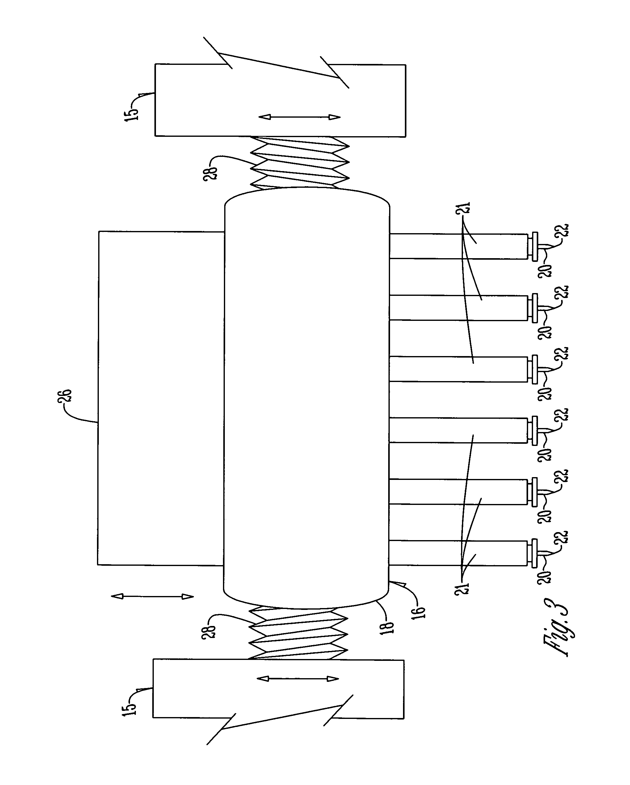 Apparatus for injecting fluid into meat products