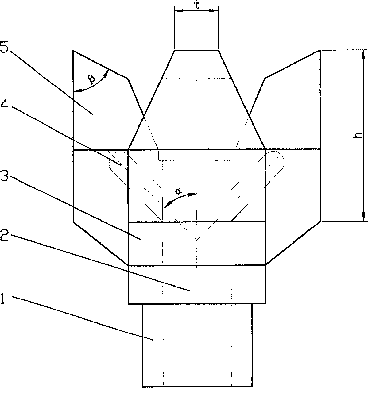 Drill bit for taphole of blast furnace and method for producing same