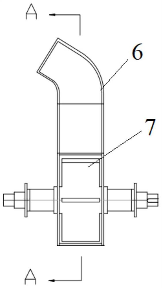 Vehicle-mounted snow sweeping device
