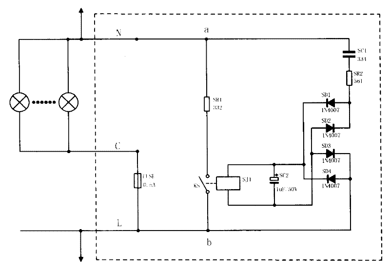 A remote control touch intelligent switch