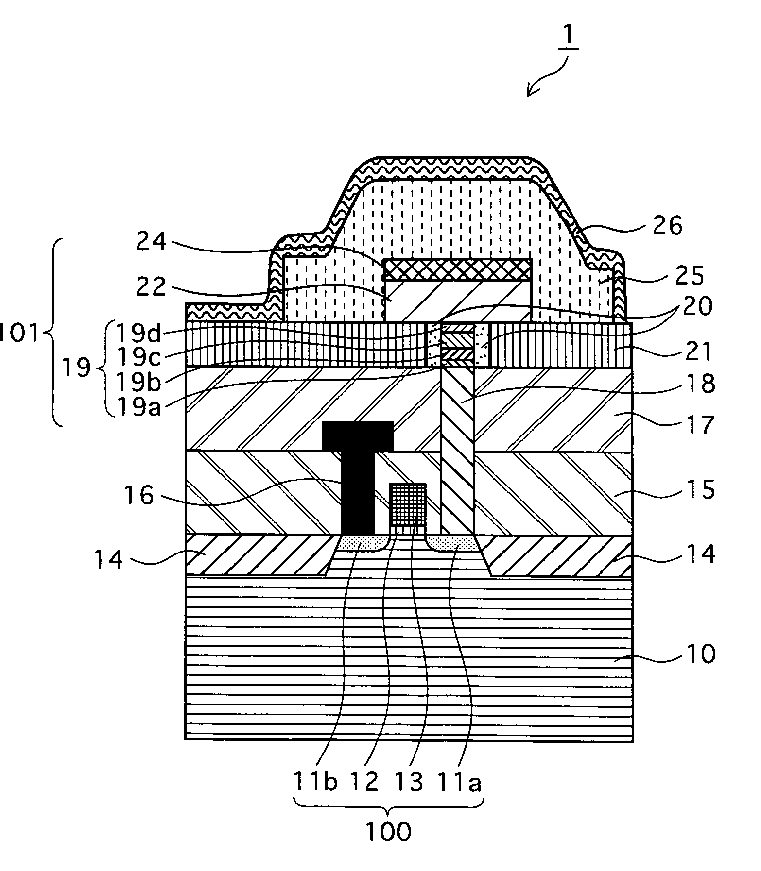 Variable resistance device and a semiconductor apparatus, including a variable resistance layer made of a material with a perovskite structure