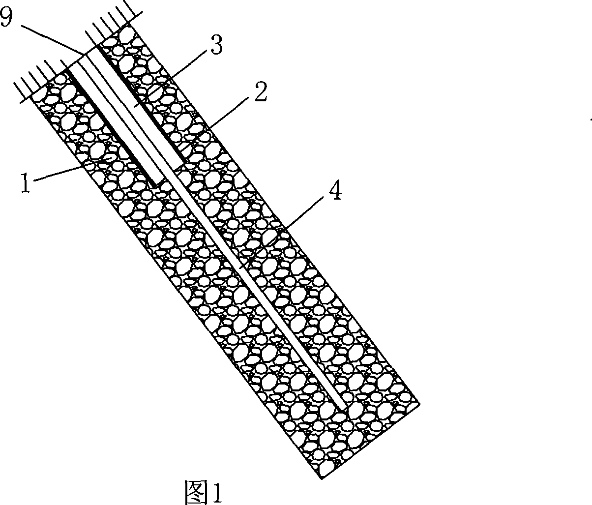 Rapid dust removal method and device in tunnel