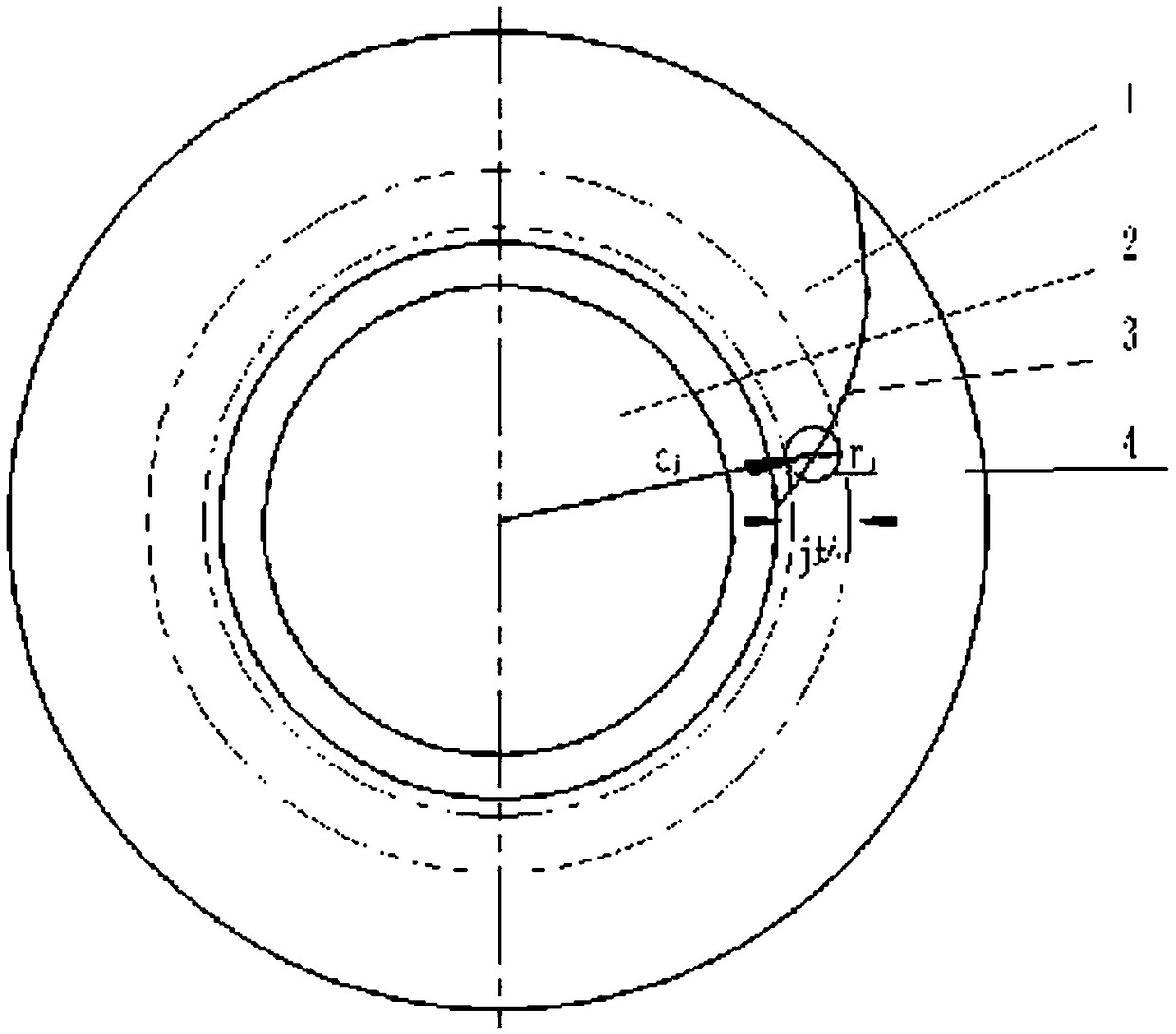 A method for open an involute of a brake disc of an air duct of a high-performance sports car