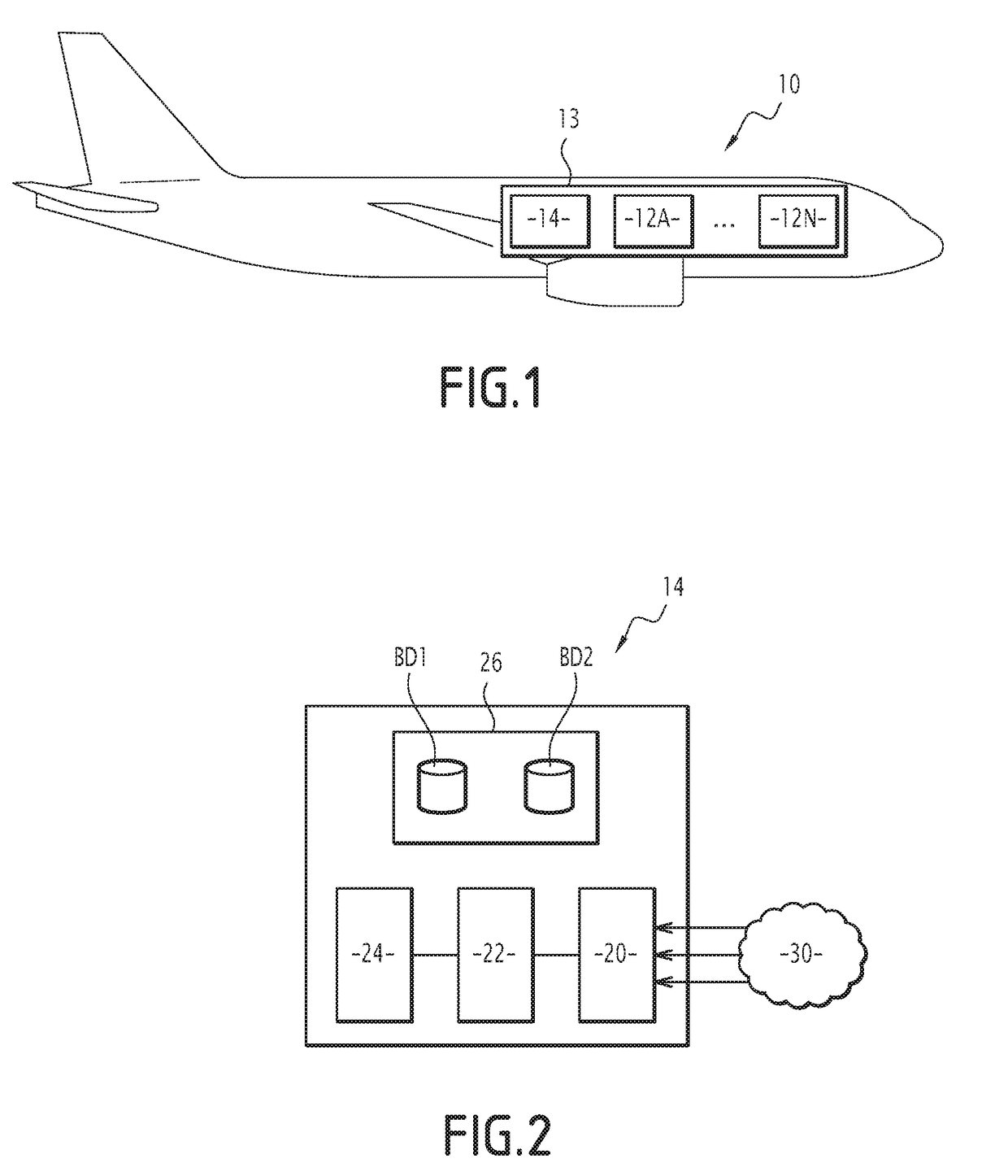 Method for testing the integrity of the avionics of an aircraft, associated device and computer program product