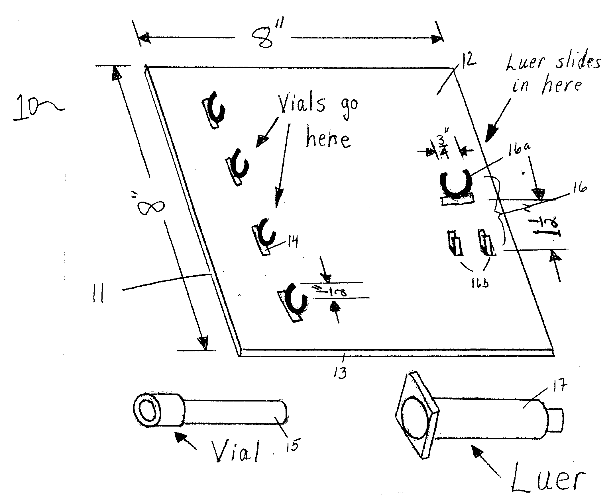 Apparatus and method for drawing samples of blood