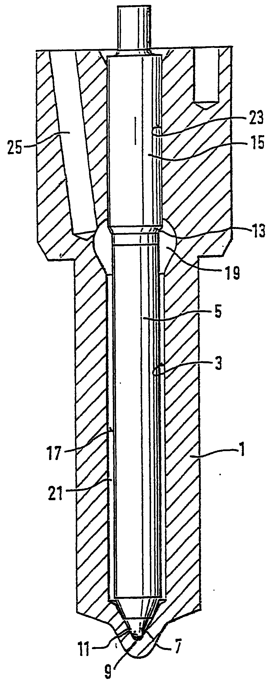 Fuel injection valve for internal combustion engines and a method for hardening said valve