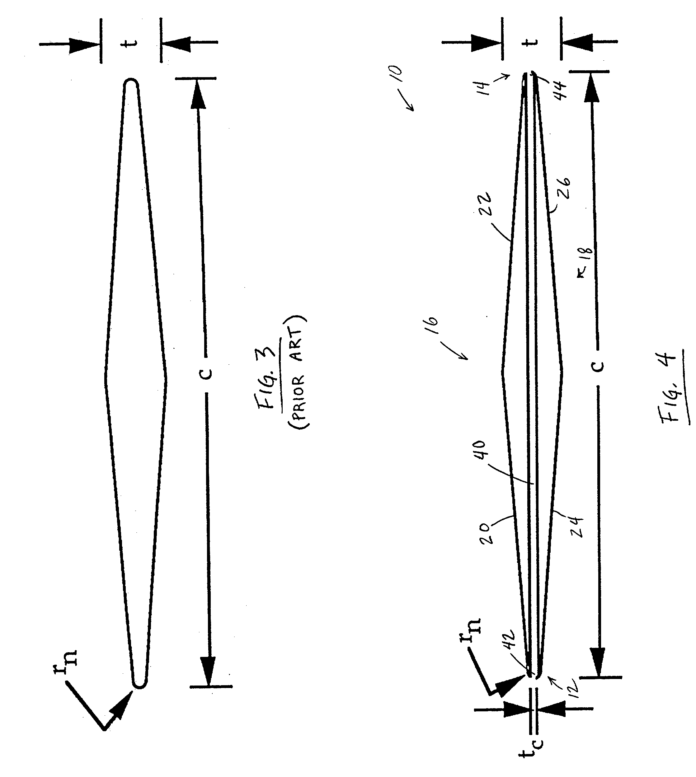 Leading edge channel for enhancement of lift/drag ratio and reduction of sonic boom