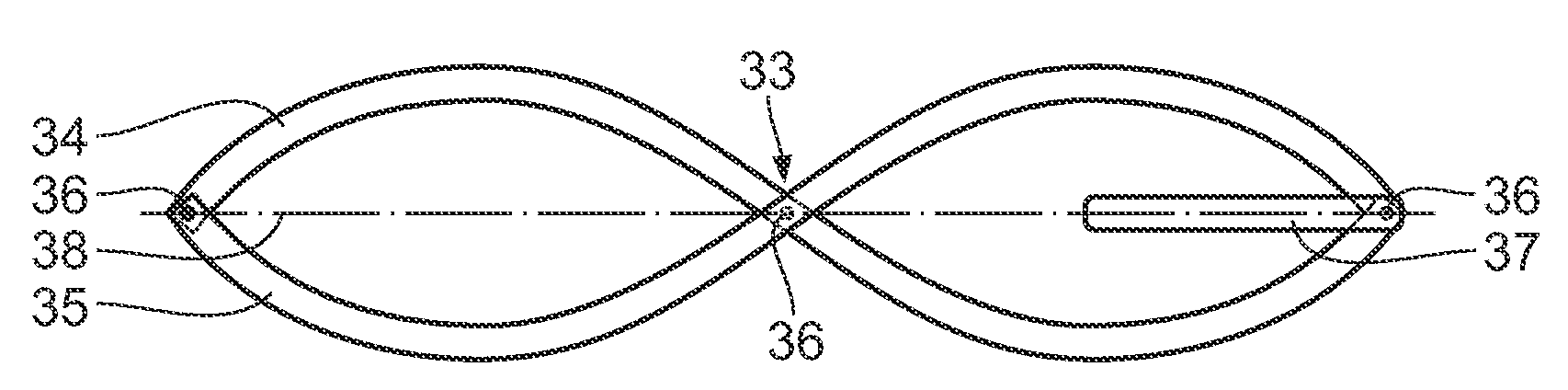 Implantable medical electrode device, in particular cardiovascular cardiac pacemaker or defibrillator electrode device