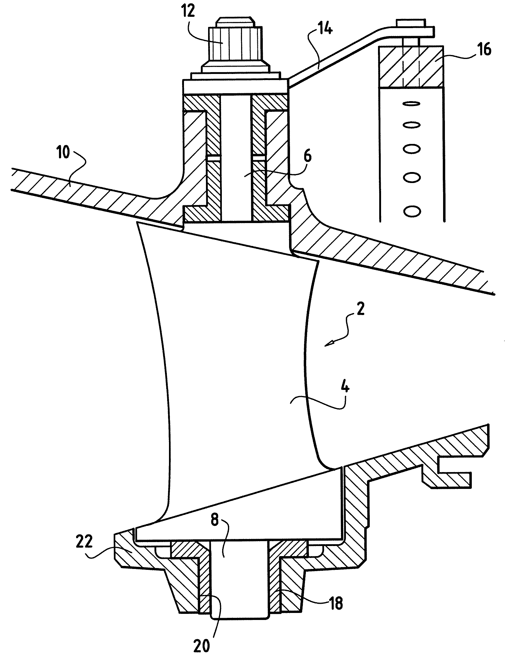Anti-wear device for a guide pivot of a variable-pitch vane of a turbomachine compressor