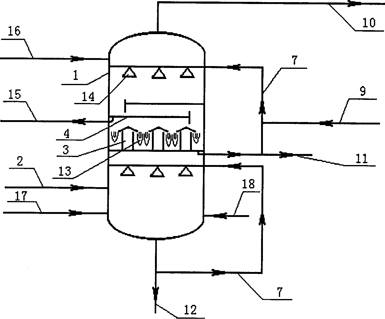 High-recovery quench process of acrylonitrile