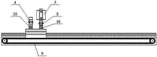 Reflection-type roll wear degree on-line detection device