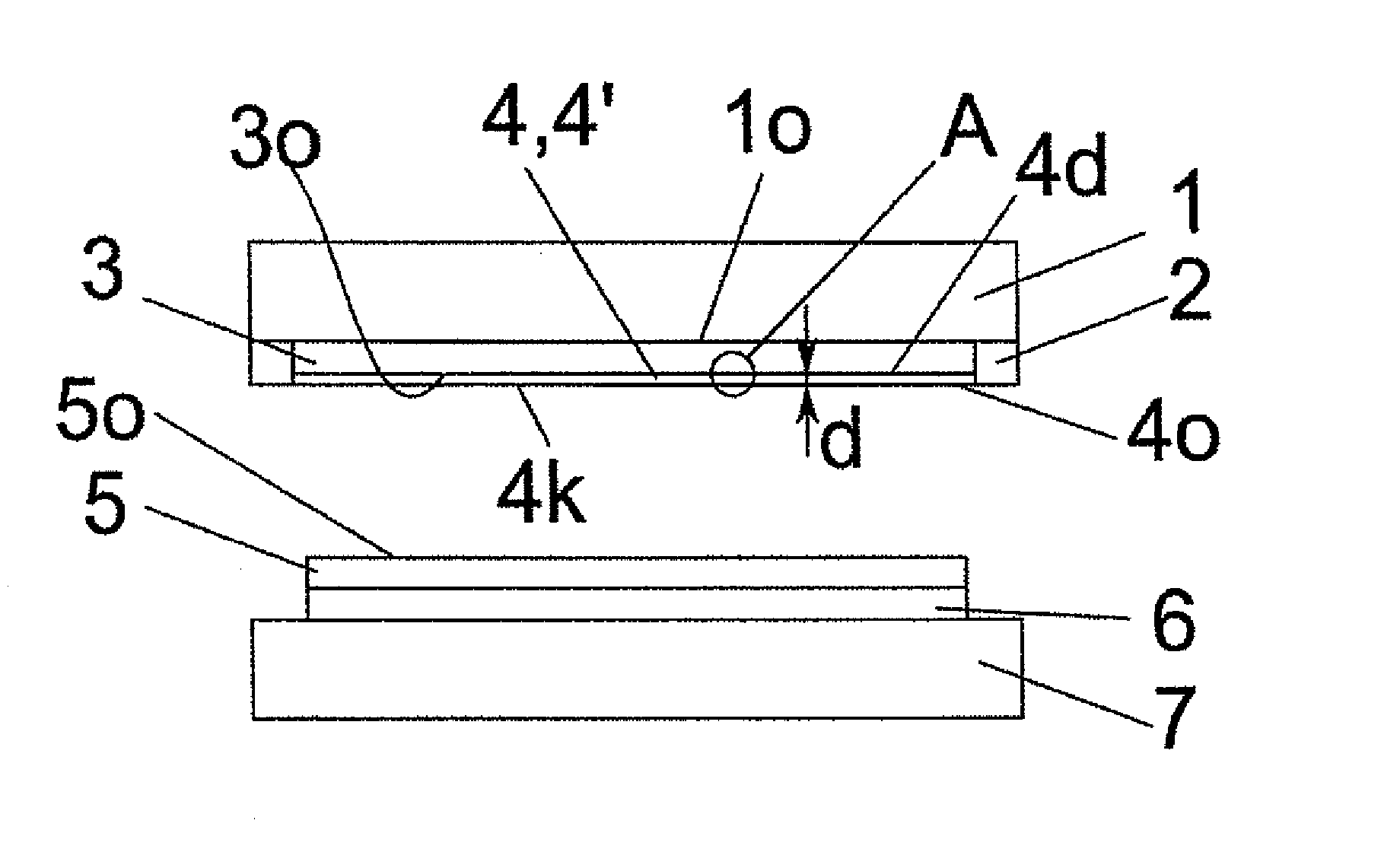 Pressure transfer plate for pressure transfer of a bonding pressure