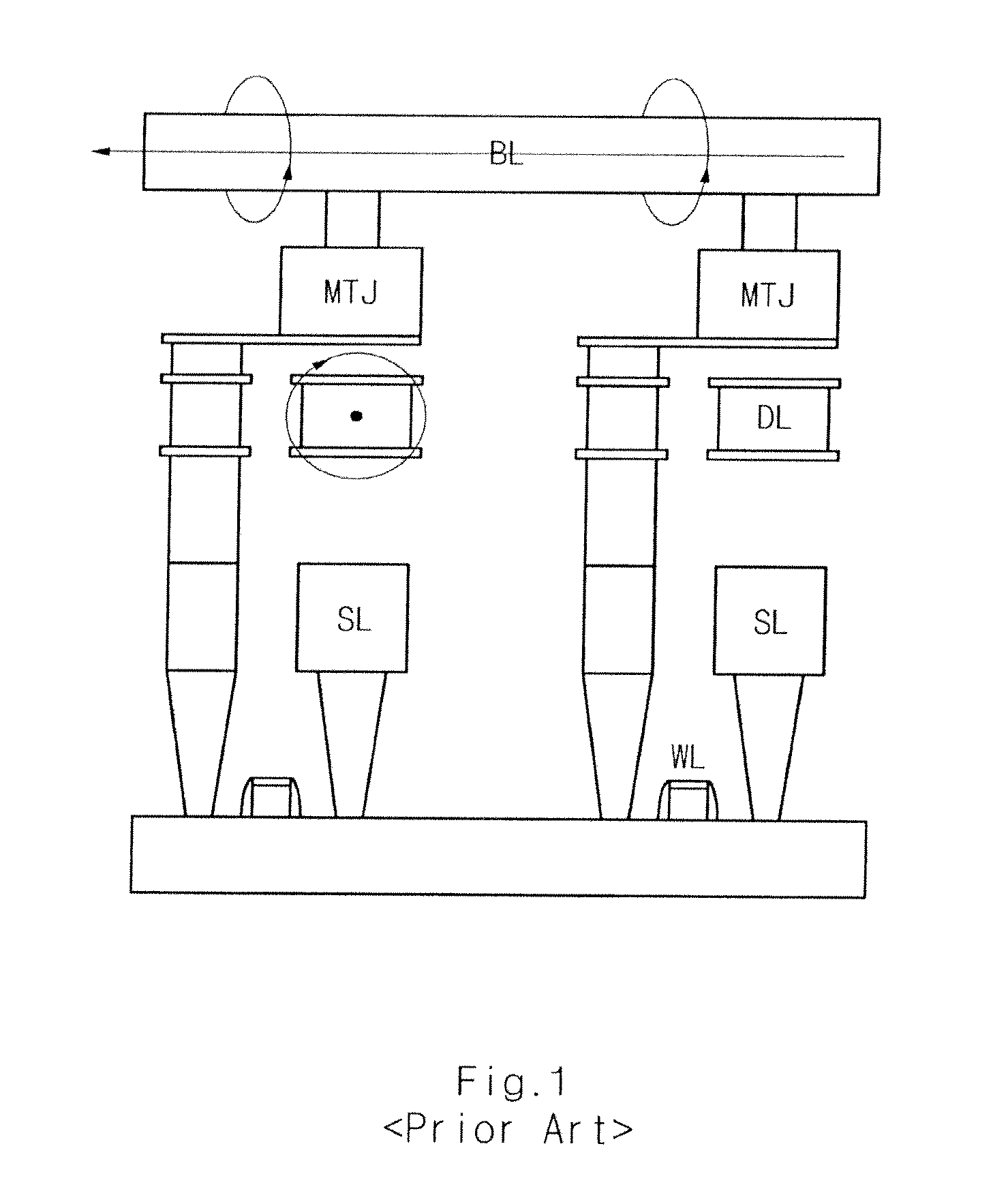 Spin Transfer Torque Memory Device Having Common Source Line and Method for Manufacturing the Same