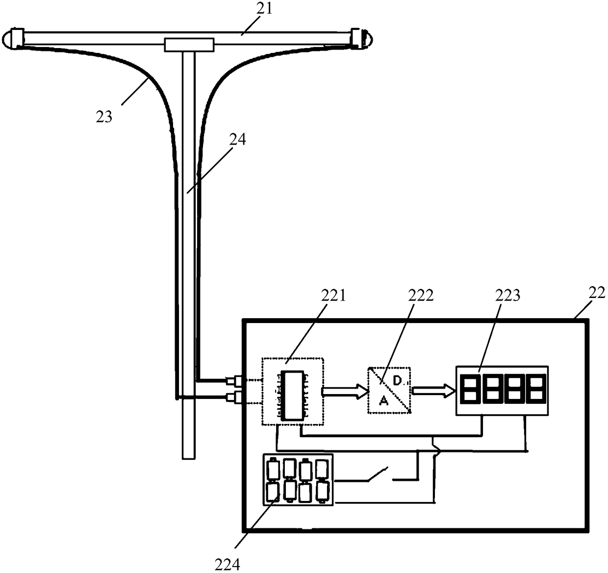 Locating method and system for detecting abnormal grounding of large enclosed bus casing