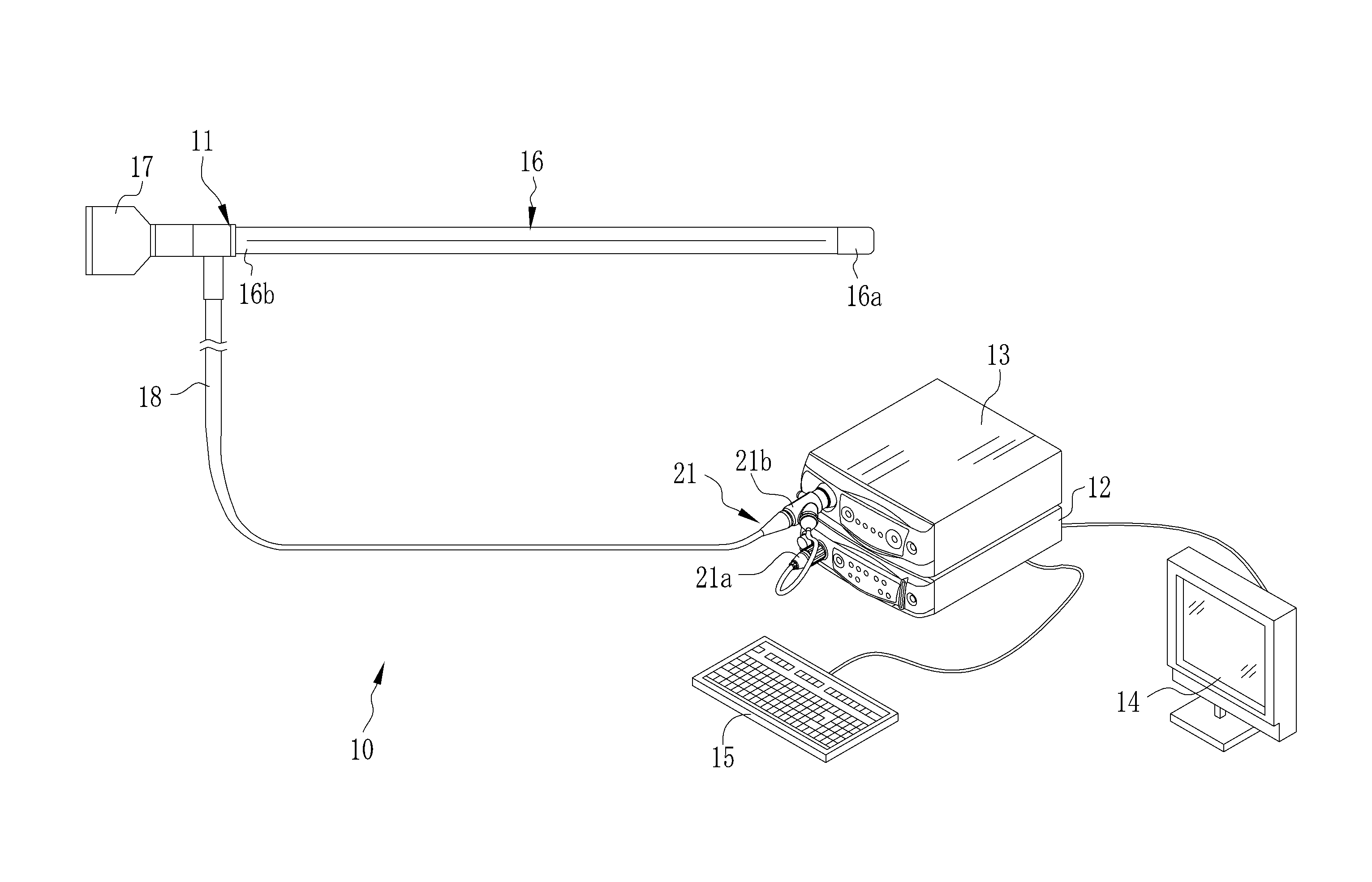 Rigid endoscope with hermetic seal