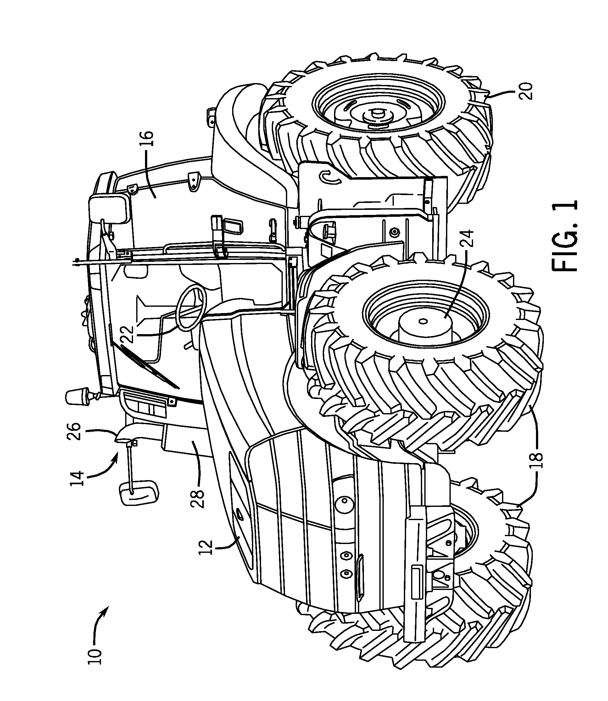 Exhaust system for an off-road vehicle