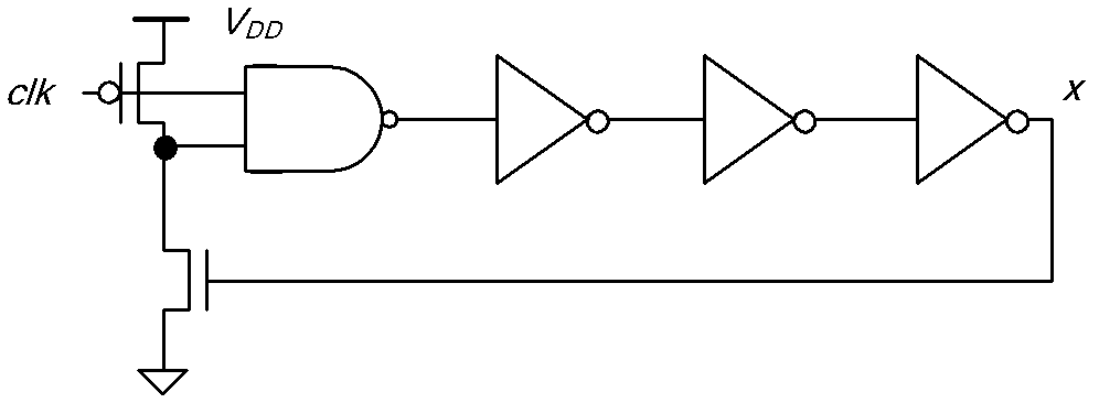 Low-power-consumption short pulse generation circuit and low-power-consumption pulse type D trigger
