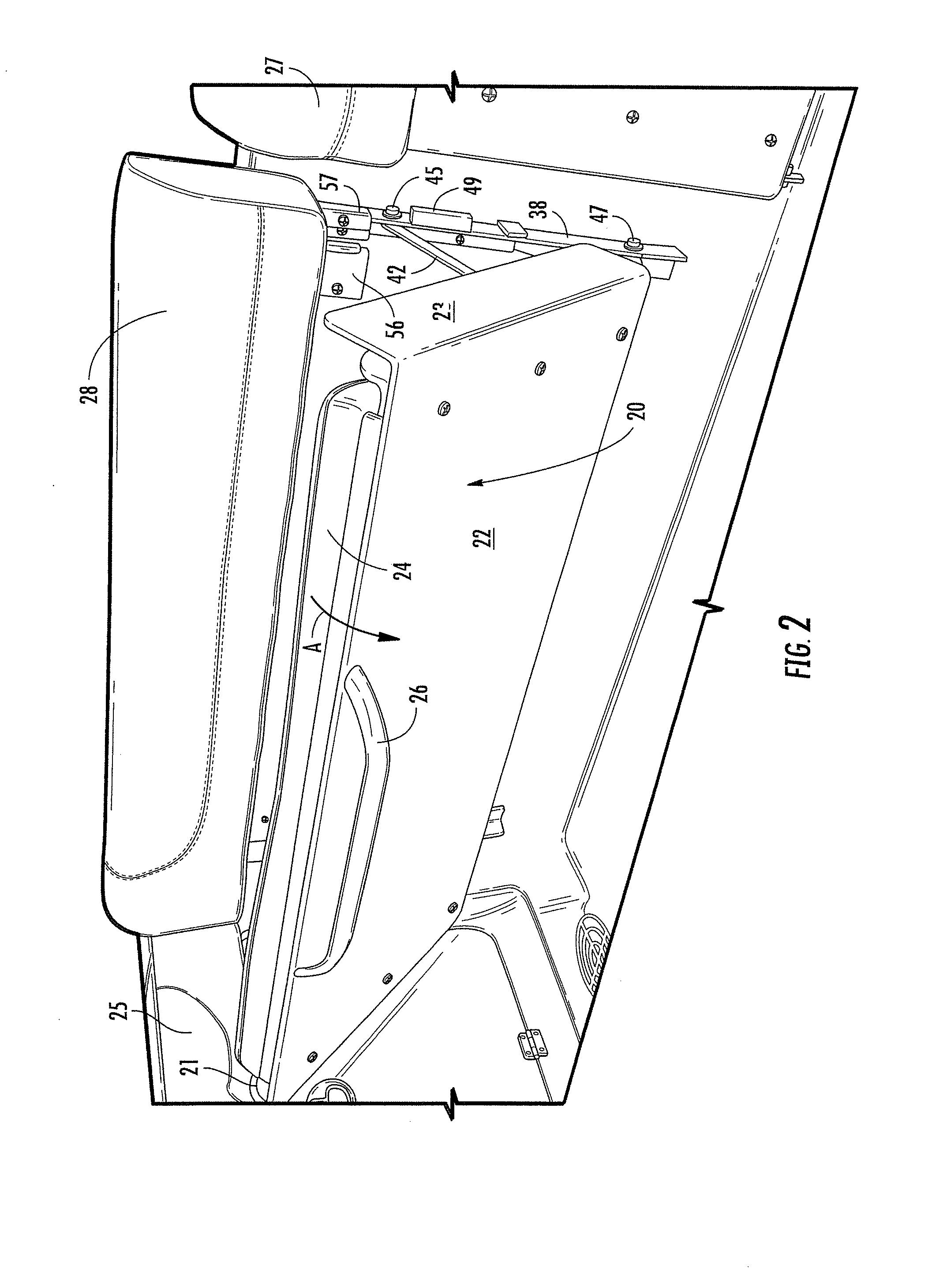 Folding seat with movable backrest