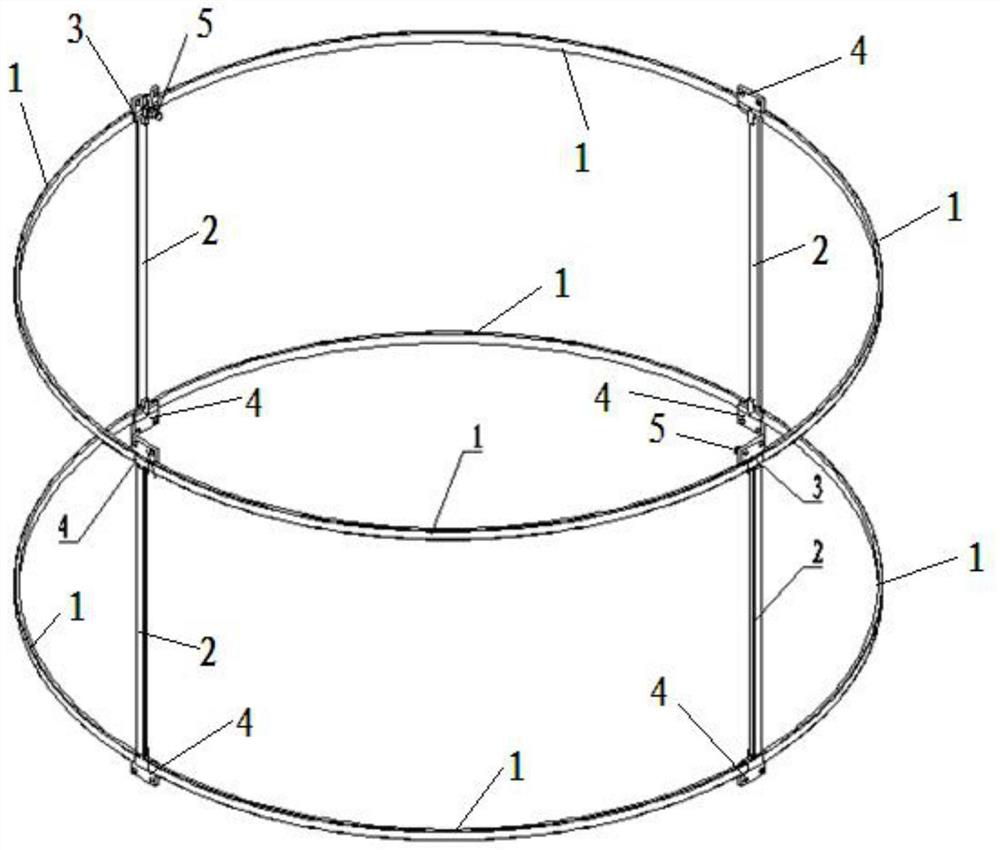 Large-thickness separation structure without weakening groove, stress concentration or protective cover